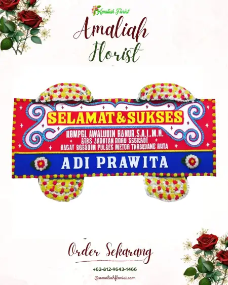 Papan Bunga Ucapan Selamat tarakan